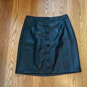 Candace Cameron Bure brand faux leather skirt